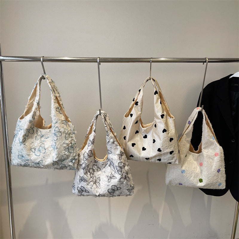 Bestickte Canvas Tote Bag Karnz