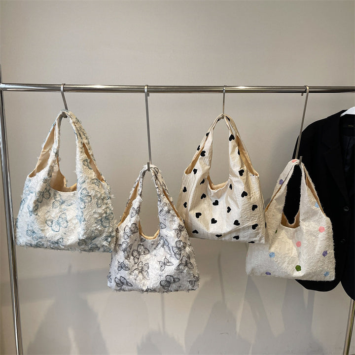 Bestickte Canvas Tote Bag Karnz