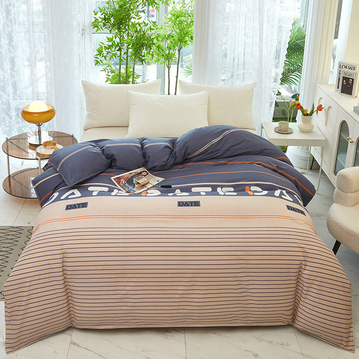 Elegantes Blumendesign Bettwäsche Set