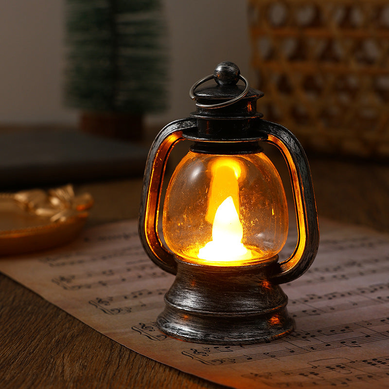 Nostalgische Laterne mit LED-Beleuchtung Karnz