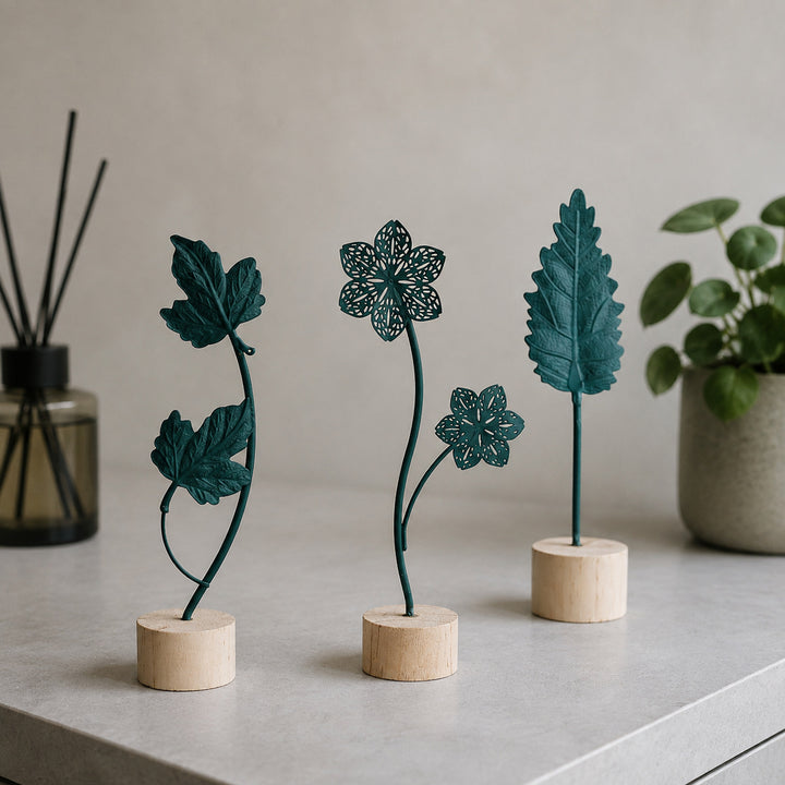 Florale Skulptur Dekor
