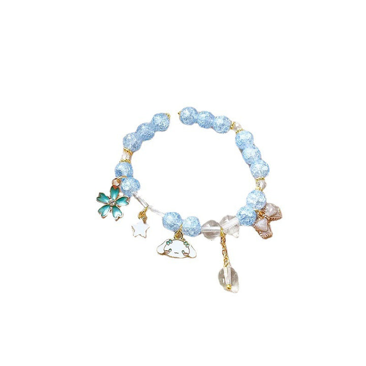 Elegantes Armband mit Tier- und Glitzeranhängern Karnz