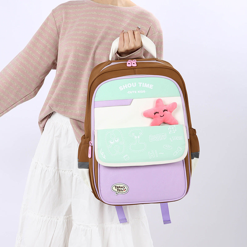 Kinder verspielter Cartoon-Themen Rucksack Karnz