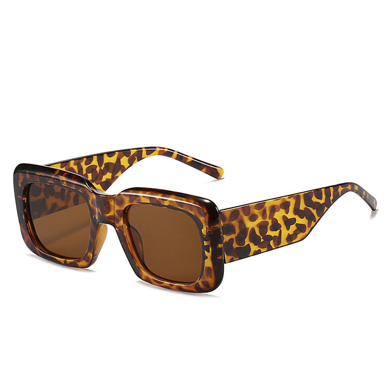 Damen quadratische Modetrends Sonnenbrille Karnz