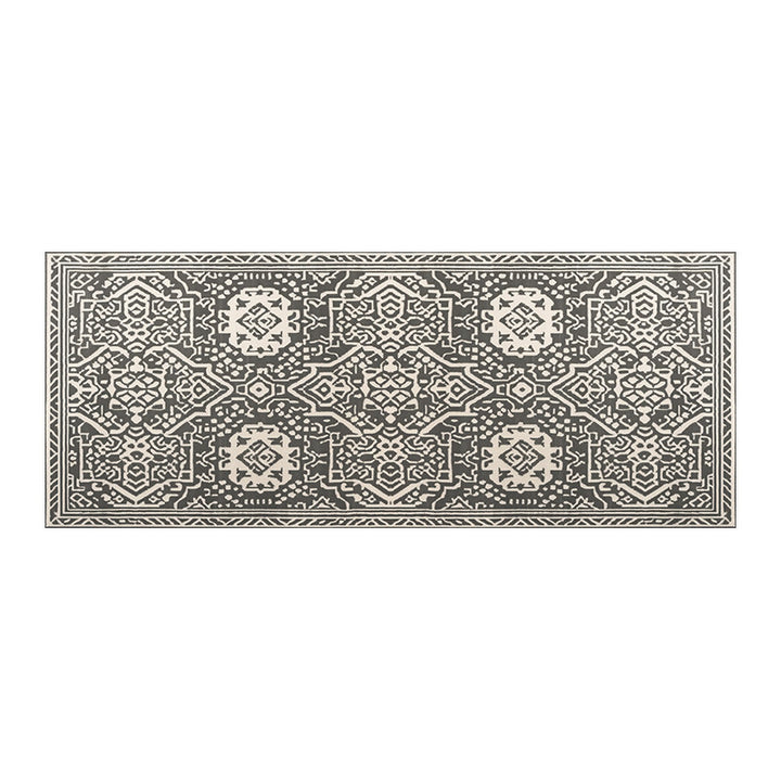Vintage-inspirierter geometrischer Teppich Karnz