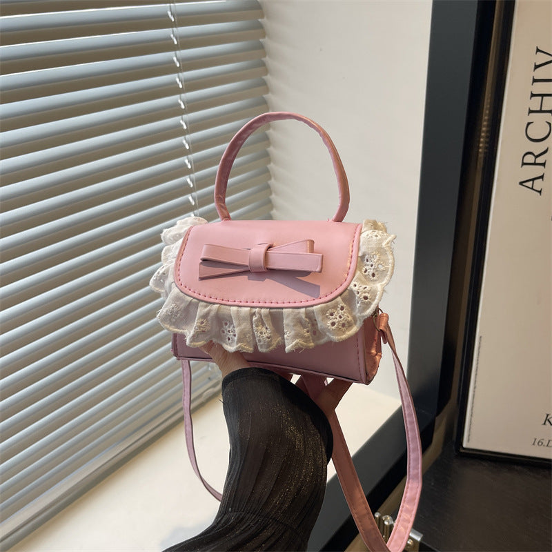 Elegante Rüschenschleifen-Crossbody-Handtasche Karnz