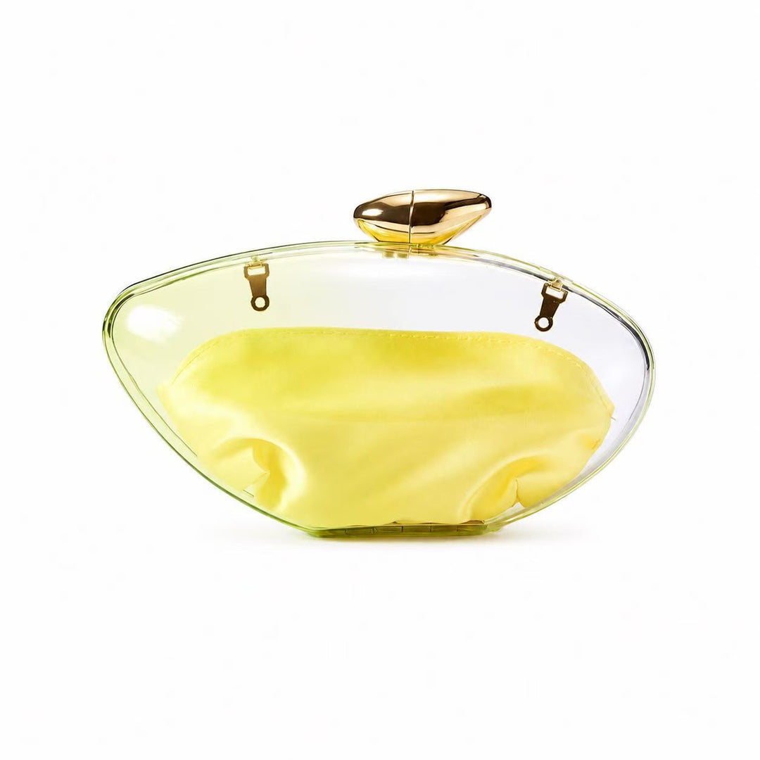 Skulptierte Acryl Abend Clutch