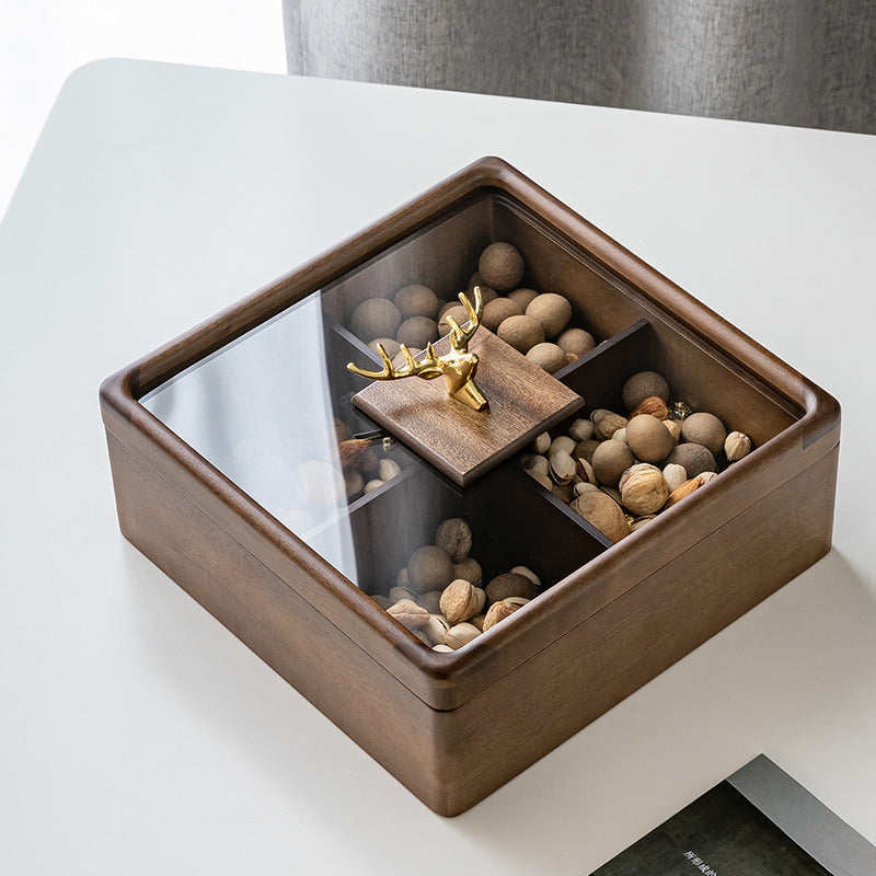 Elegante Holz Snack Aufbewahrung Karnz