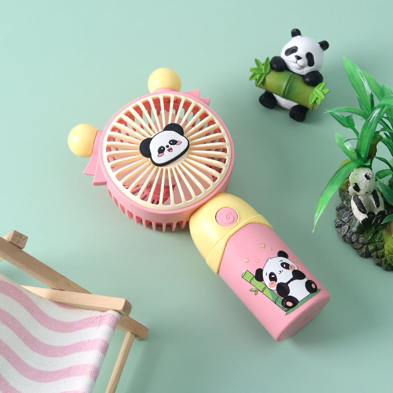 Damen tragbarer Mini-Ventilator mit niedlichem Pandadesign Karnz