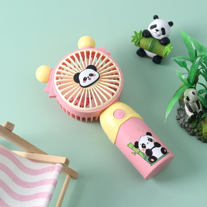 Damen tragbarer Mini-Ventilator mit niedlichem Pandadesign Karnz