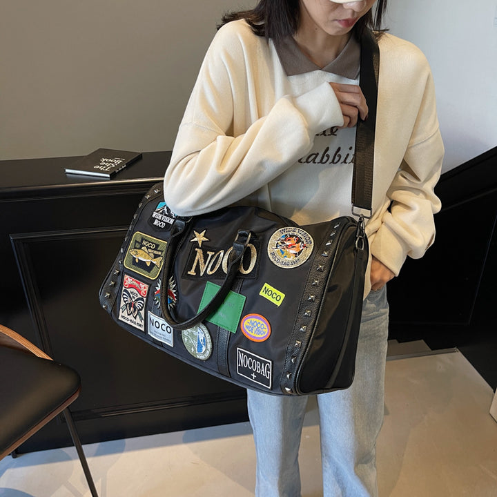 Trendige Patchwork Reisetasche Karnz