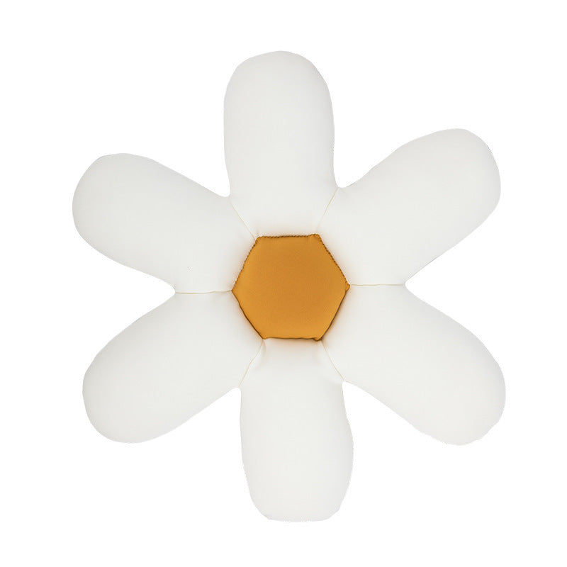 Quadratischer dekorativer Kissenbezug mit handtuftetem Blumen‑Tufting Karnz