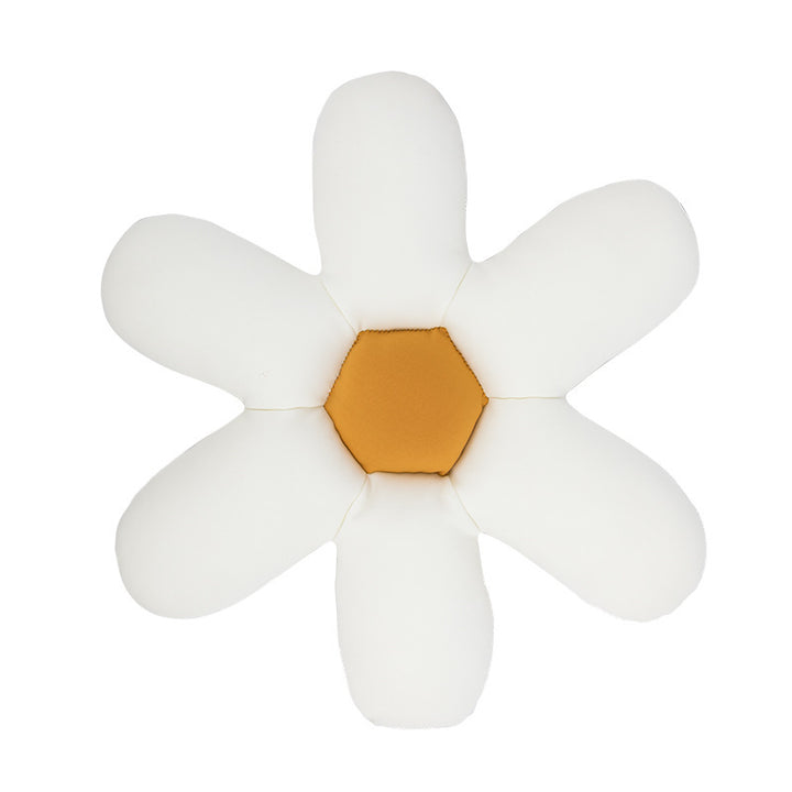 Quadratischer dekorativer Kissenbezug mit handtuftetem Blumen‑Tufting Karnz