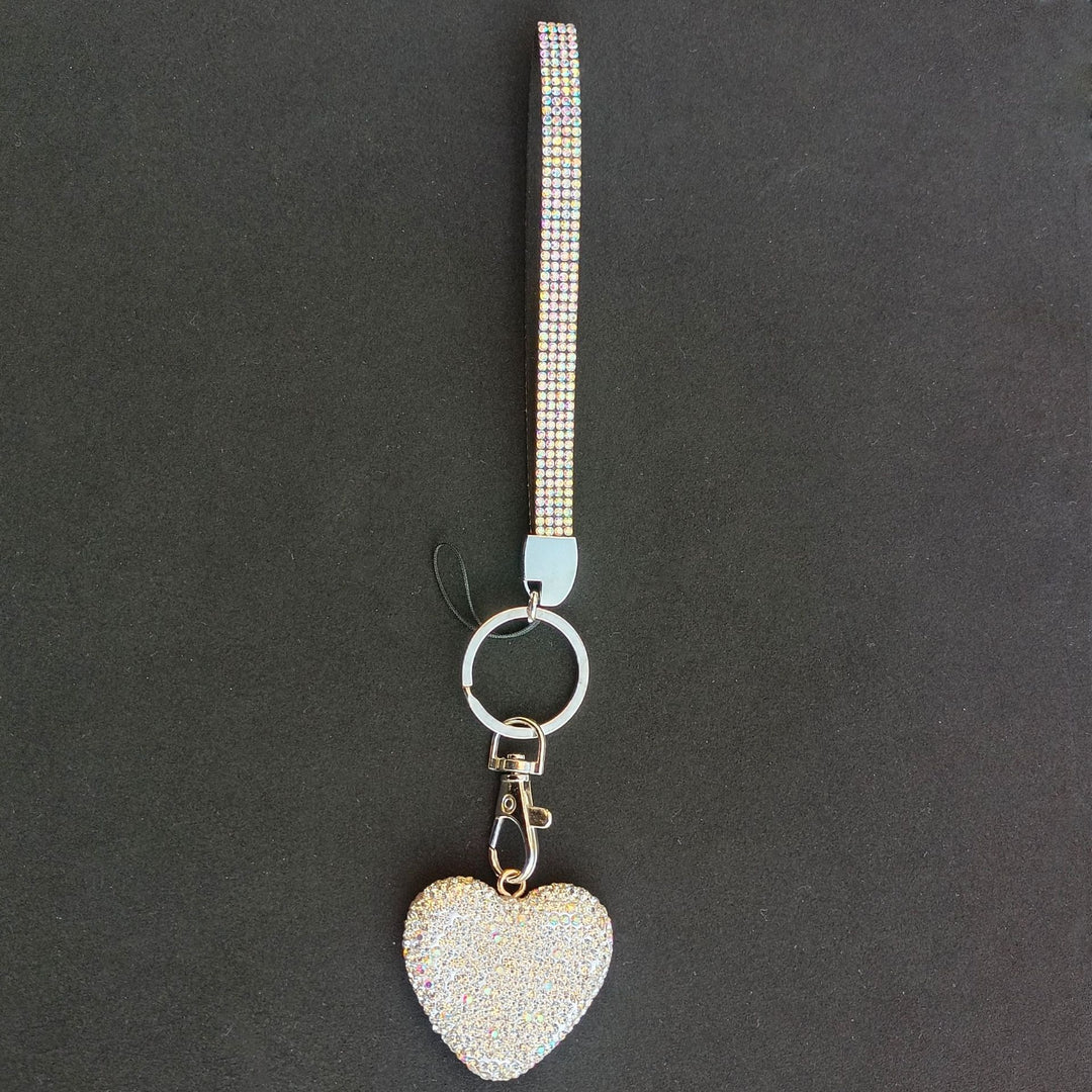 Rhinestone Herz Schlüsselanhänger Karnz