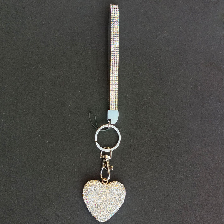 Rhinestone Herz Schlüsselanhänger Karnz