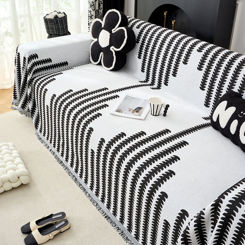 Gemütliche dekorative Fransen-Sofa-Wurfdecke