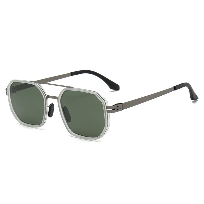 Damen Elegante Achtkantige Sonnenbrille Karnz