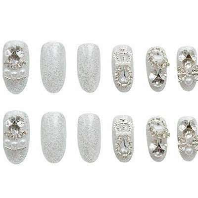 Dekorative Strass Press-On Nagelkunst 1790727058