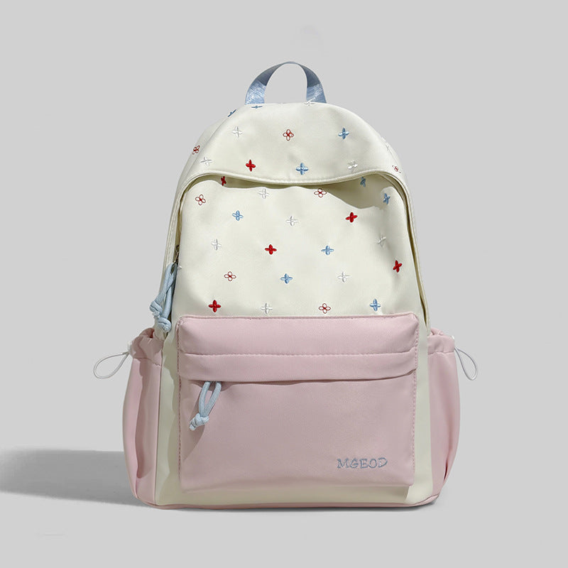 Dekorative Floral Bestickte Rucksack Karnz