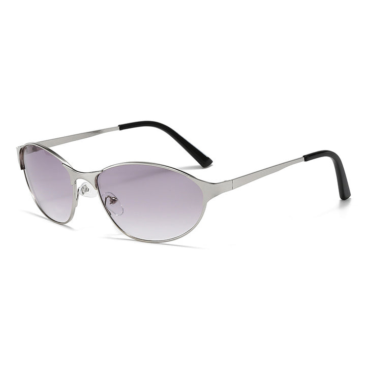 Modische Übergroße Oval Sonnenbrille