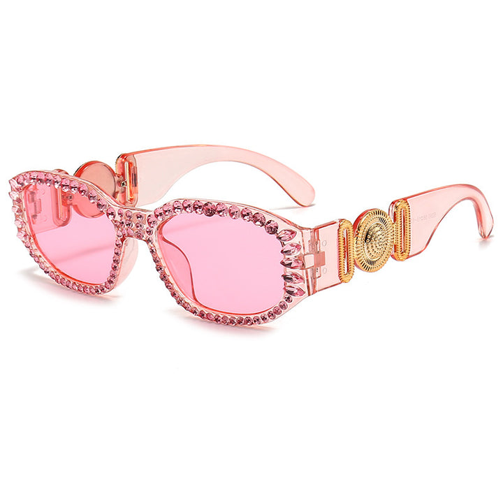 Vintage-inspirierte dekorative Katzenaugen-Sonnenbrille