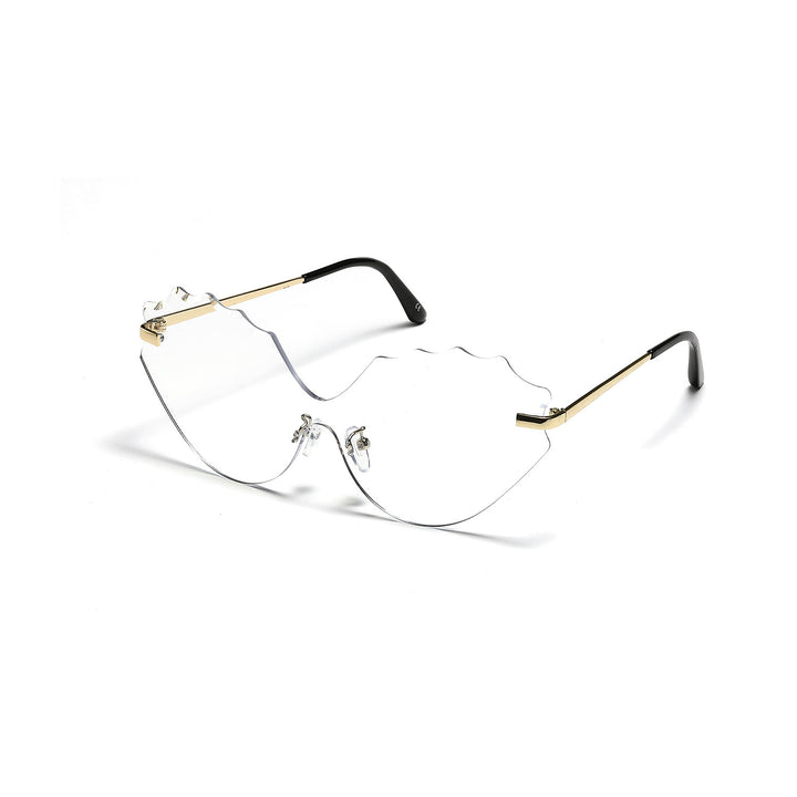 Damen Sonnenbrille mit einzigartigem Wellen-Design Karnz