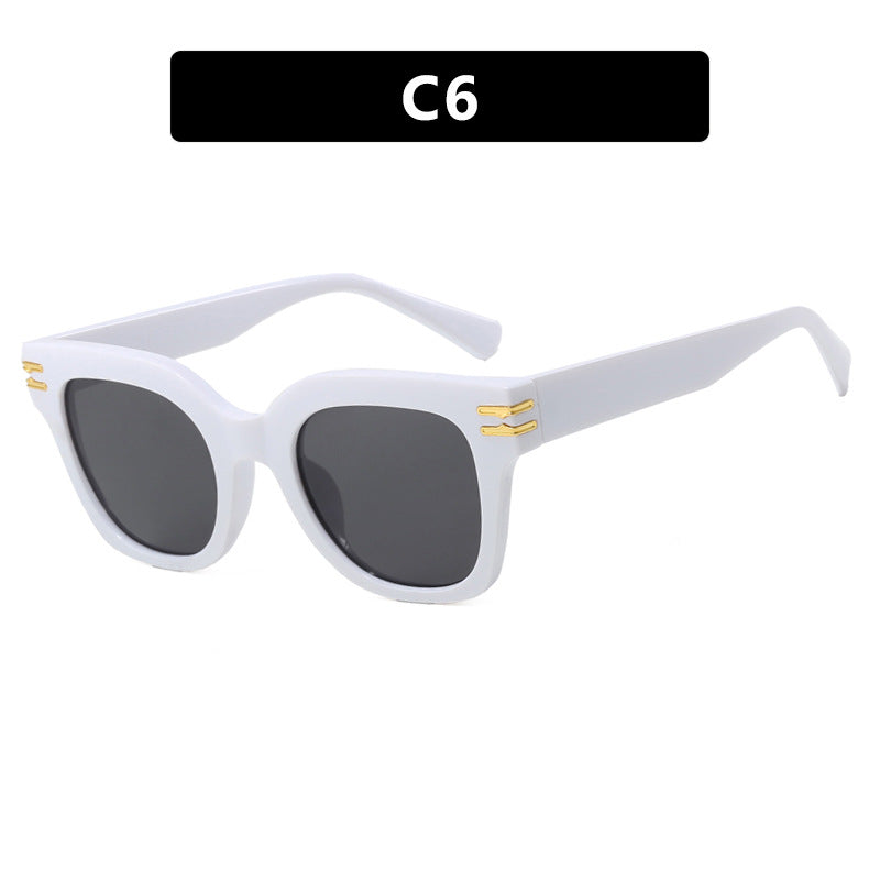 Damen modische Sonnenbrille mit eleganten Akzenten Karnz