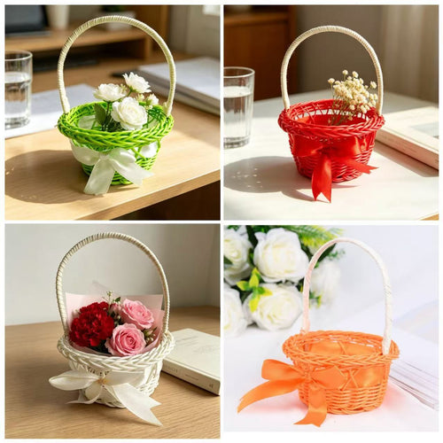 Dekorative handgewebte Geschenkkorb Karnz