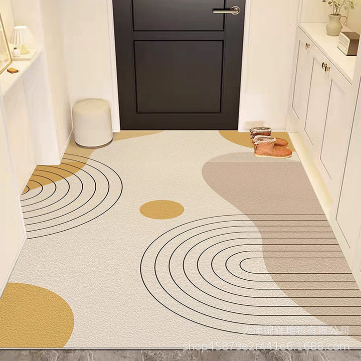 Abstrakter geometrischer gemusterter Bereichsteppich