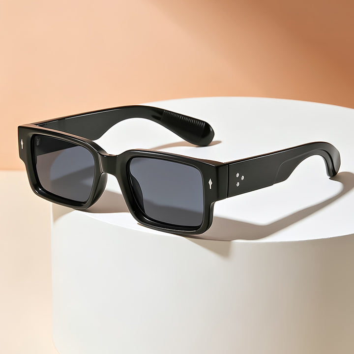 Moderne Minimalistische Quadratische Sonnenbrille Karnz