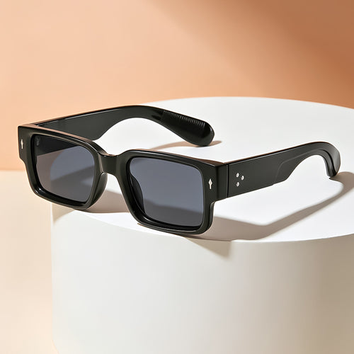 Moderne Minimalistische Quadratische Sonnenbrille Karnz