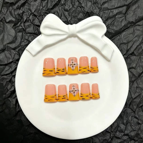 Künstlerisches Gradient Press-On Nail Set