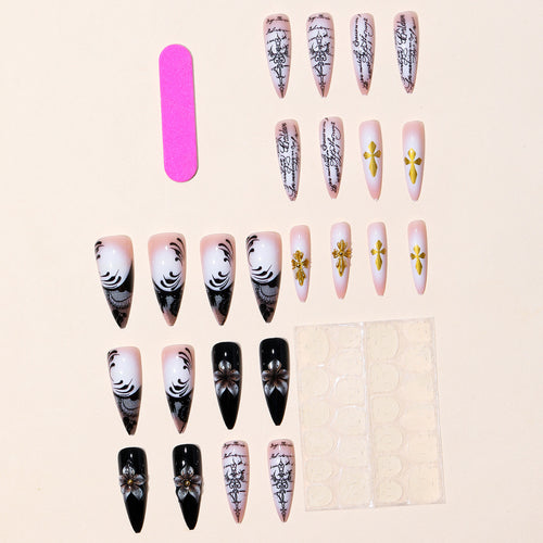 Premium Stiletto Nagelkunst Verlängerungen Karnz