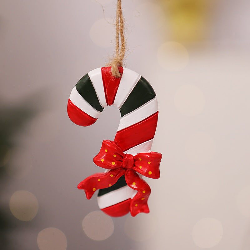 Dekorativer Weihnachtsstrumpf mit Rentiermotiv Karnz