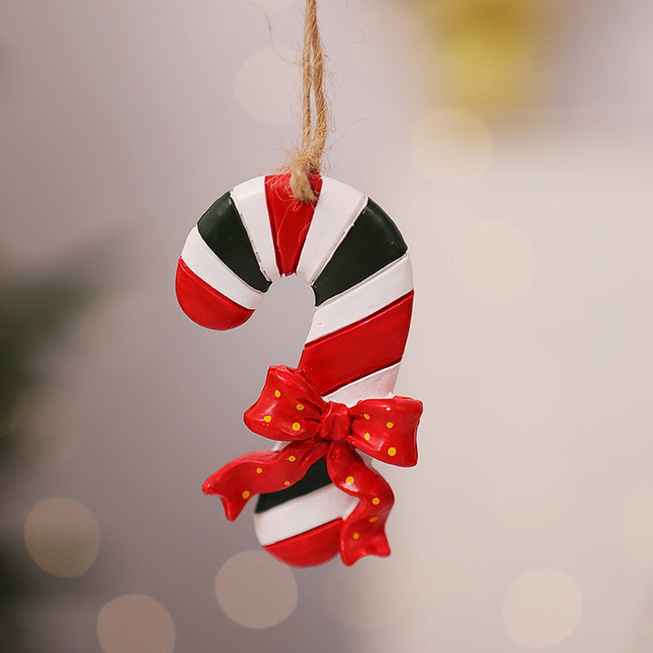 Dekorativer Weihnachtsstrumpf mit Rentiermotiv Karnz