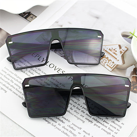 Damen Oversized Shield-Sonnenbrille Karnz