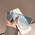 Damen Modische Oversized-Sonnenbrille mit innovativem Design Karnz