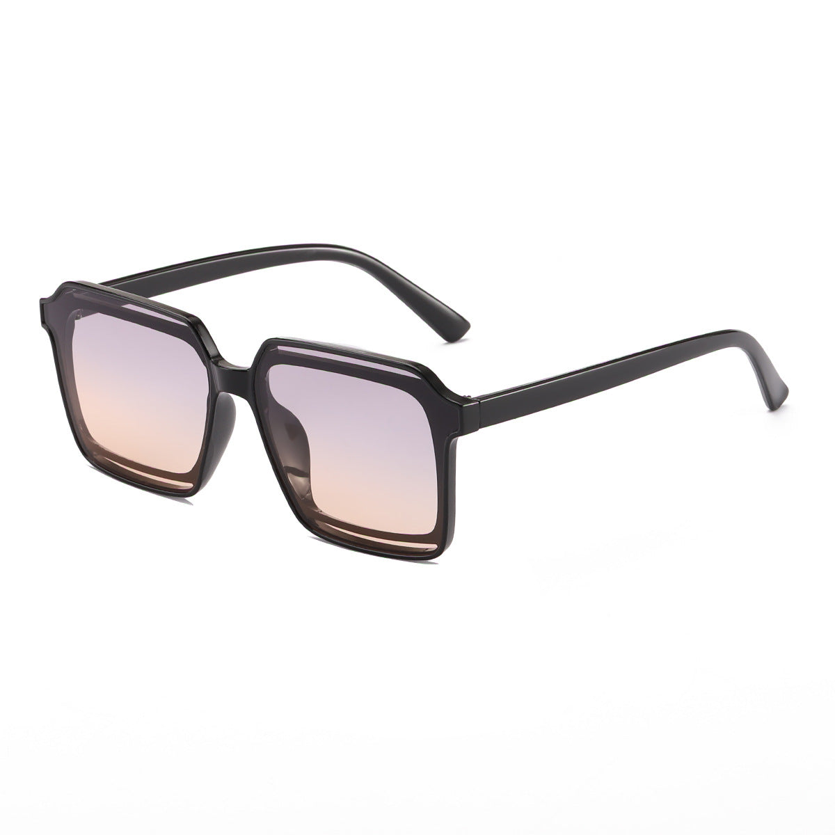 Damen moderne quadratische Sonnenbrille mit stilvollen Details Karnz