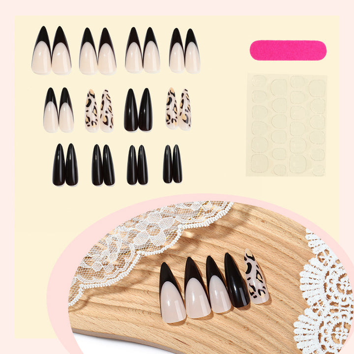 Elegante Stiletto Drucknagel Set Karnz