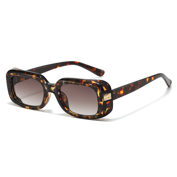 Fette Rechteck-Rahmen-Sonnenbrille Karnz