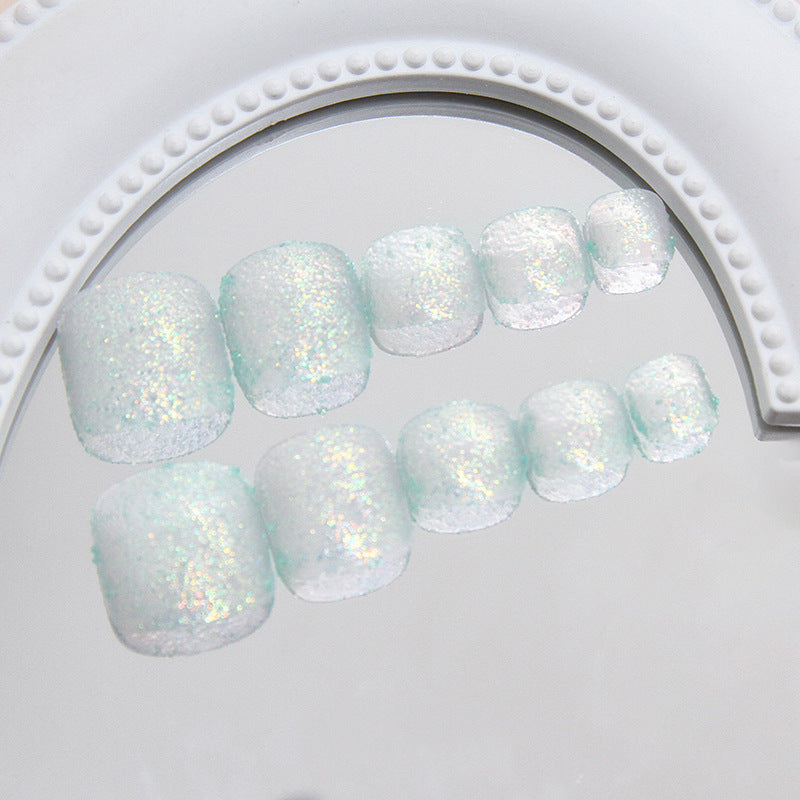 Glitzerndes Pediküre-Set Karnz