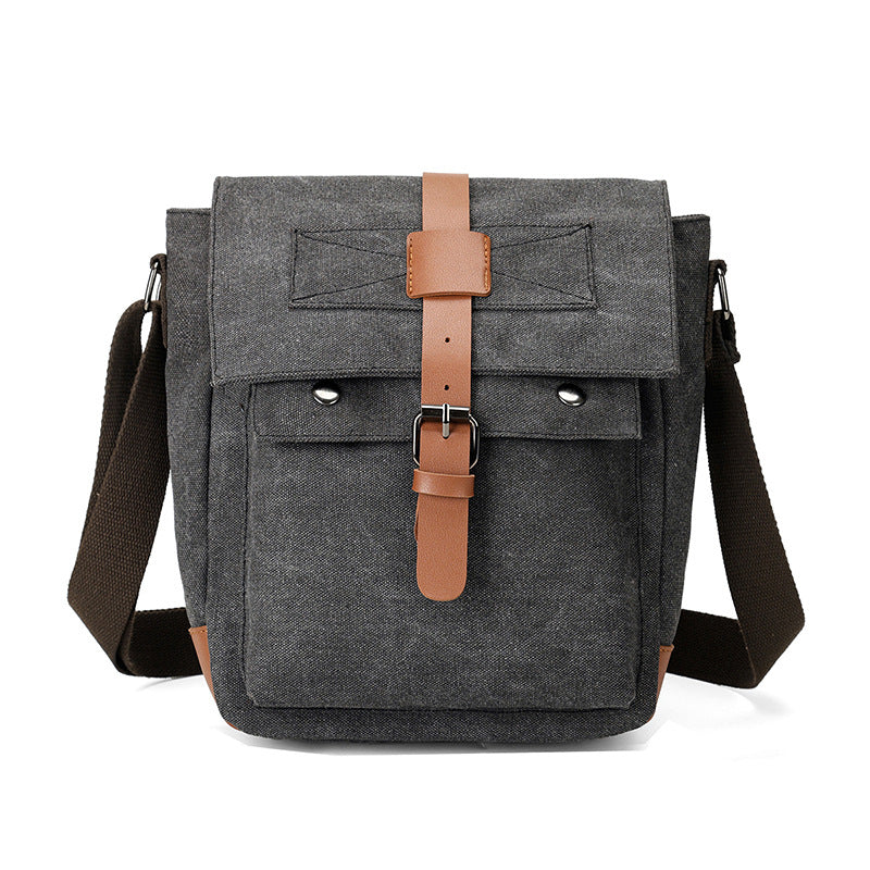 Vintage-inspiriert Canvas Messenger Bag Karnz