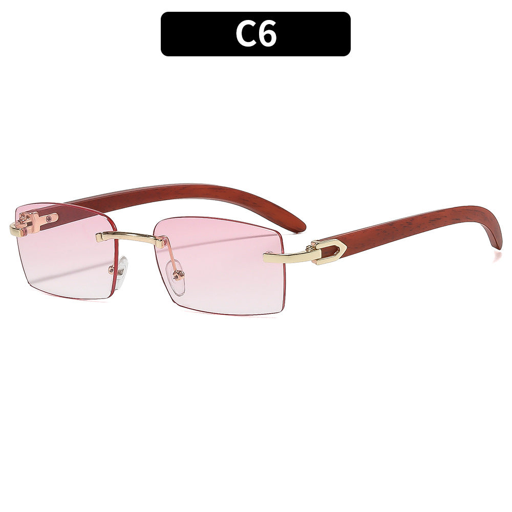 Elegante geometrische quadratische Sonnenbrille