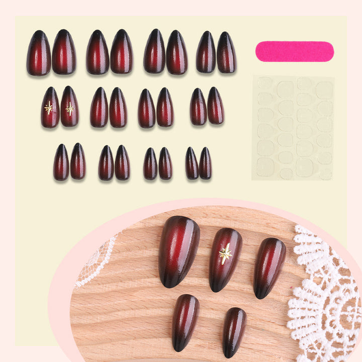 Glänzendes Gradient Press-On Nail Set Karnz