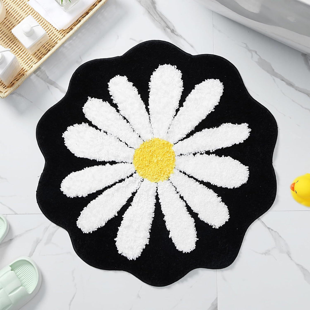 Florale Form Badmatte