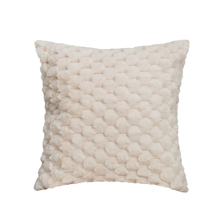 Kuschelkissen im Teddyfell-Stil Karnz