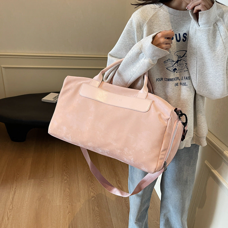 Weiches Samt Übernachtung Duffle Bag Karnz