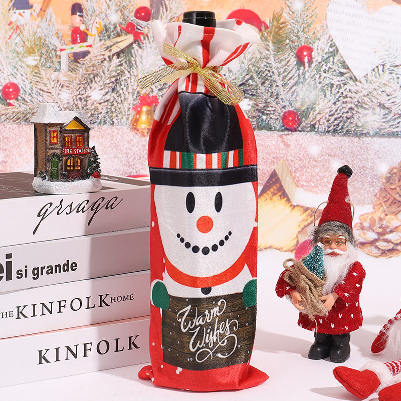 Weihnachtsweinflaschenhülle Karnz