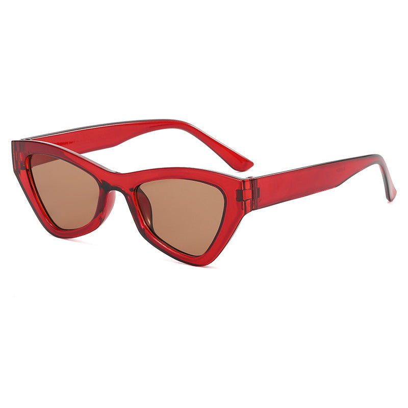 Damen trendige Cat-Eye Sonnenbrille Karnz