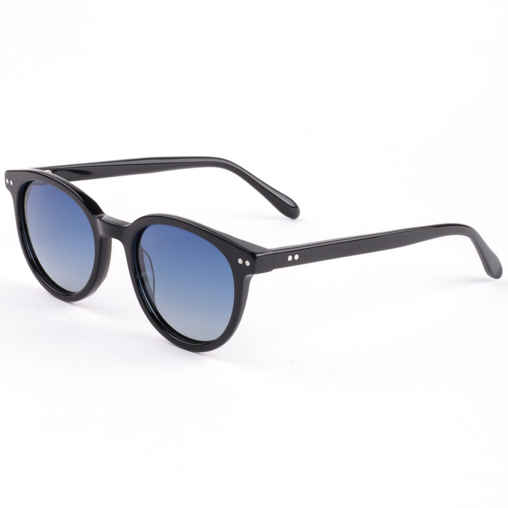 Damen modische Sonnenbrille mit elegantem, transparentem Rahmen und hochgradigem UV-Schutz Karnz